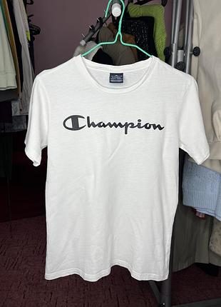 Футболка біла від champion 🤍