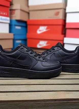 Nike force 1 low чорні