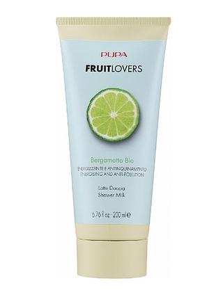 Молочко для душа pupa friut lovers bergamot shower milk 300 мл