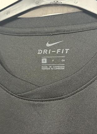 Лонгслів чорний nike dri-fit 3