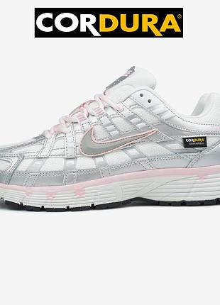 Nike p-6000 white elemental pink cordura