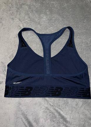 Спортивний жіночий топ синій new balance