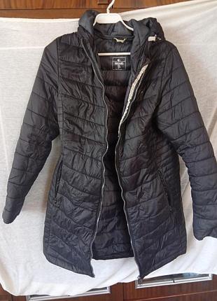 Легкая стеганая куртка regatta warmloft с капюшоном (черная / u9 12 / eur 38 / m)