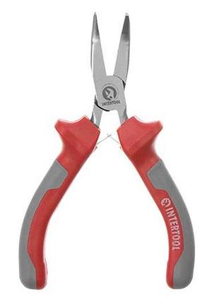 Щипцы изогнутые intertool 115 мм pro (nt-0103) 3