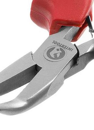Щипцы изогнутые intertool 115 мм pro (nt-0103) 4