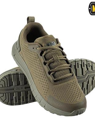 Тактические кроссовки мужские для военных мтак m-tac summer pro dark olive