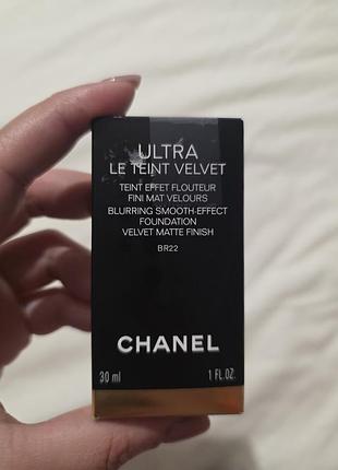 Тональный крем chanel ultra le teint velvet spf15 br22 30 мл beige rose новый