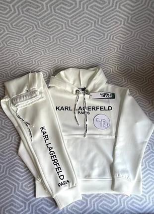 Белый костюм karl lagerfeld