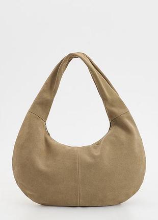 Нова натуральна замшева сумка reserved hobo