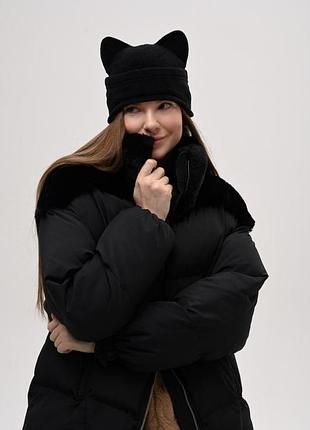Шапка soft kitty полар флис