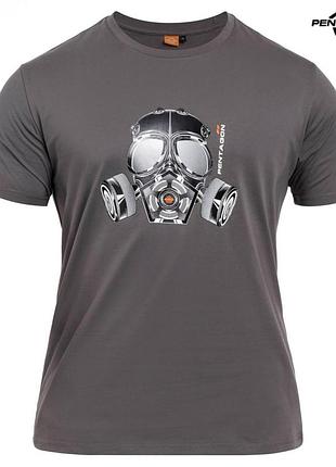Футболка t-shirt pentagon "gas-mask" – wolf grey l