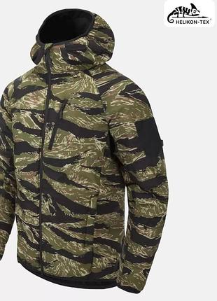 Куртка helikon-tex wolfhound hoodie jacket - windpack nylon, tiger stripe