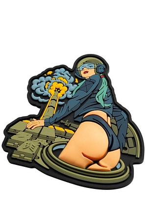 Пвх патч (шеврон) "tank girl"