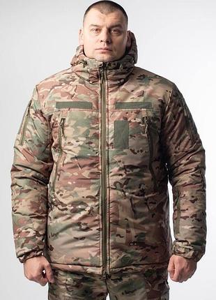 Куртка зимова nord storm military мультикам батали