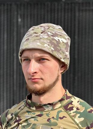 Шапка фліс світлий мультикам
