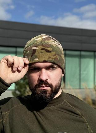 Шапка флис мультикам military m