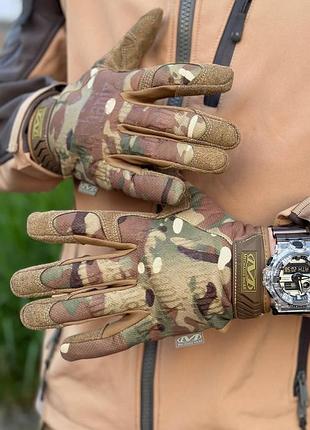 Перчатки палые мультикам mechanix m-pact оригинал m