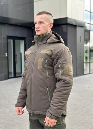 Куртка зимова softshell omni-heat олива 48