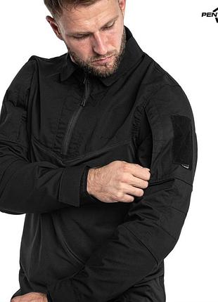 Убакс pentagon combat shirt ranger - black 2