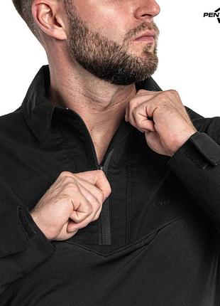 Убакс pentagon combat shirt ranger - black 5