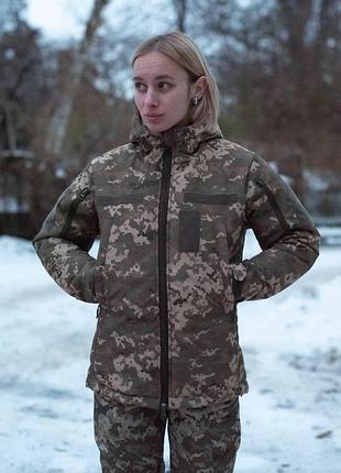 Куртка жіноча termoloft r military mm14 pixel