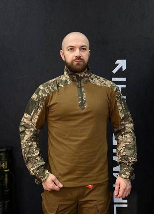Тактичний військовий убакс койот/піксель 4.5.0 покращений under body armor combat shirt