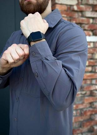 Рубашка outdoor серая tactical 3