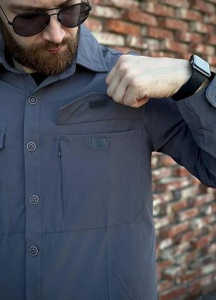 Рубашка outdoor серая tactical 5