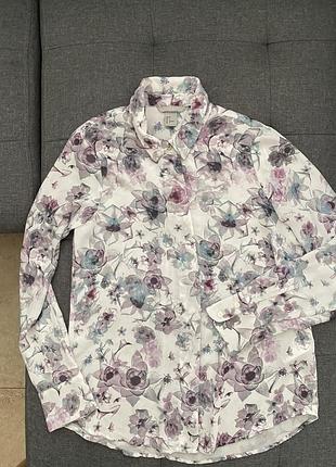Блуза в квітковий принт h&m