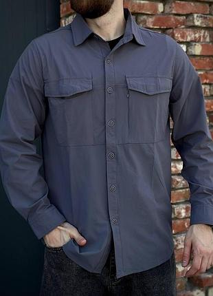 Рубашка outdoor серая tactical 9