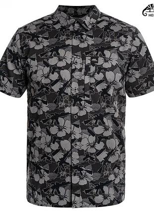 Сорочка helikon tactical hawaiian short sleeve - dark ops