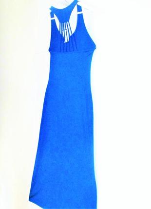 Платье длинное  трикотажное с вырезом по спинке м на 44-46 рр5 фото