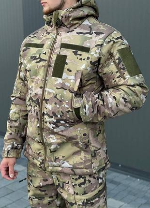 Куртка мультикам military зима l