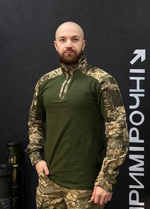 Тактичний військовий убакс олива /піксель 4.5.0 покращений under body armor combat shirt