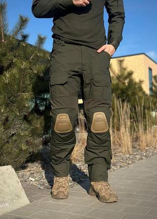 Тактические брюки g3 с наколенниками свинца military olive