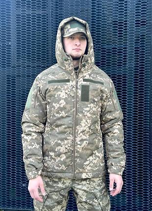Куртка пиксель military зима