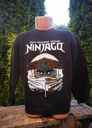 Теплый свитшот h&amp;m lego ninjago на 4-6 лет 110-116 см