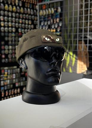 Докерка doker-cap + глаза кошачьи олива