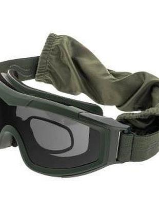 Тактична балістична маска swiss eye f-tac - olive