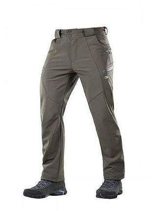M-tac брюки тактические зимние softshell - olive