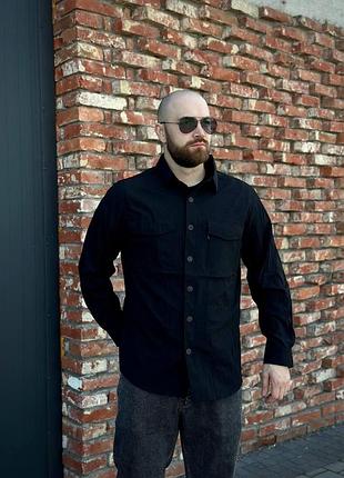 Сорочка outdoor чорна tactical