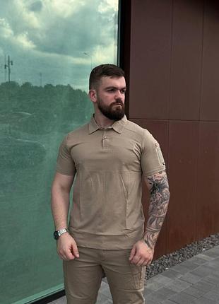 Футболка поло combat койот xxxl