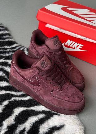 Nike air force 1 low burgundy crush