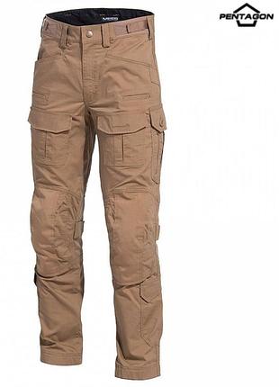 Бойові штани pentagon wolf combat pants coyote