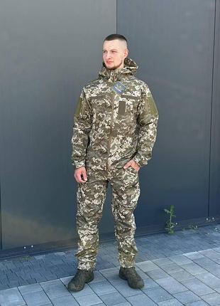 Брюки softshell пиксель b&l 3