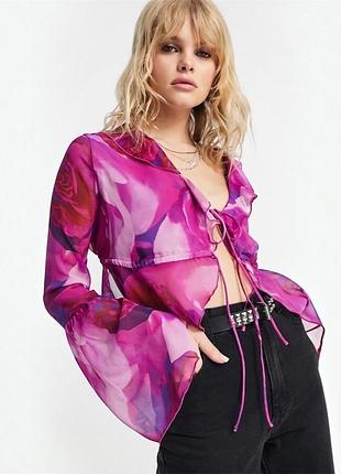 Новая женская блуза-топ bershka