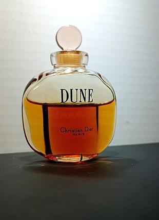 Вінтажний мініфлакон духів christian dior dune parfum (parfum / extrait) період / батч-код: 7601d (орієнтовно 1990-ті роки
оригінал