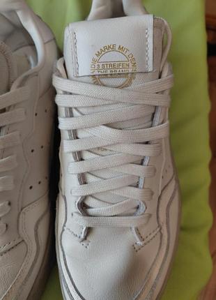 Оригинальные кожаные кроссовки adidas supercourt (р. 40 2/3)