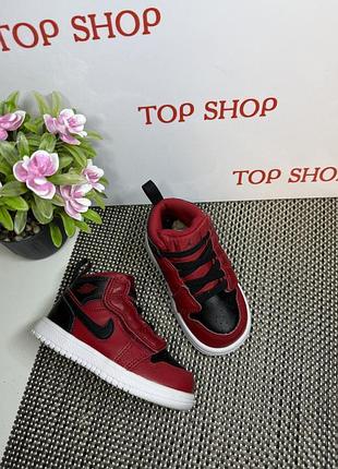 Оригинальные кроссовки детские на липучке nike jordan