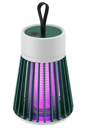 Знищувач – пастка для комах electronic shock mosquito killing lamp usb лампа від комарів та мух